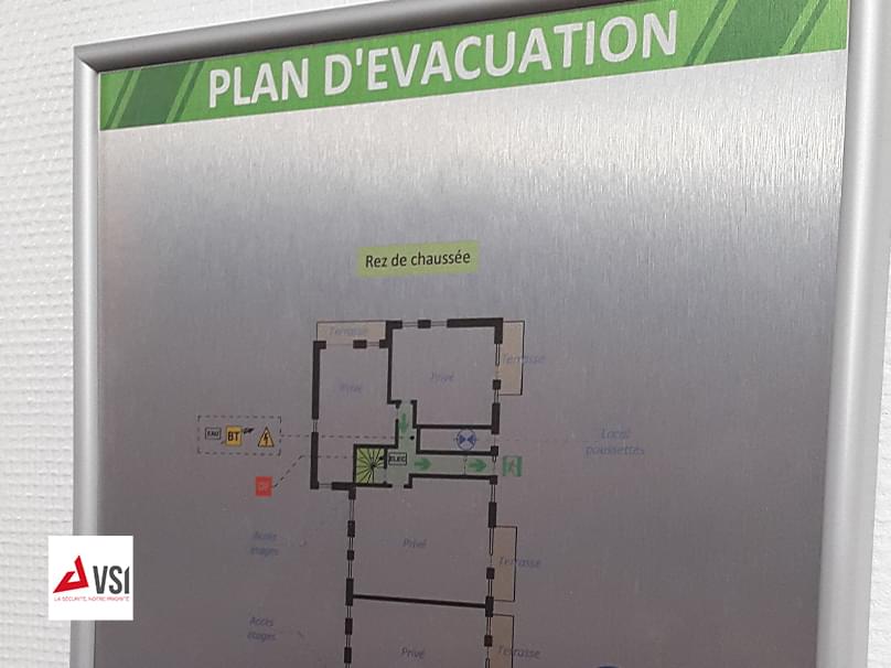 Installation plan d'évacuation