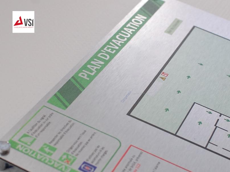 Conception plan d'évacuation établissement Drôme